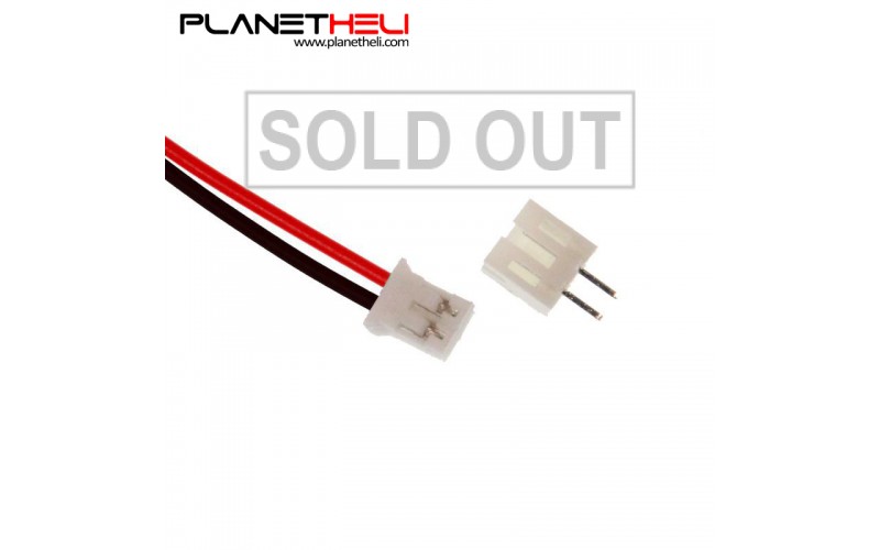 Mini Micro JST 2.0 PH 2-Pin Connector Plug with Wires Cables 120MM 26AWG (2 Set)